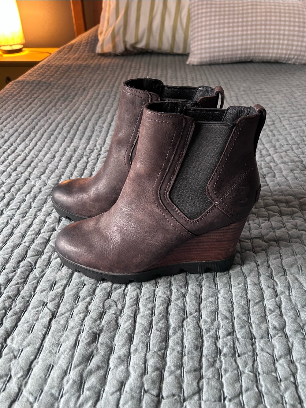 Sorel Joan Uptown Chelsea Wedge Boot Size 7